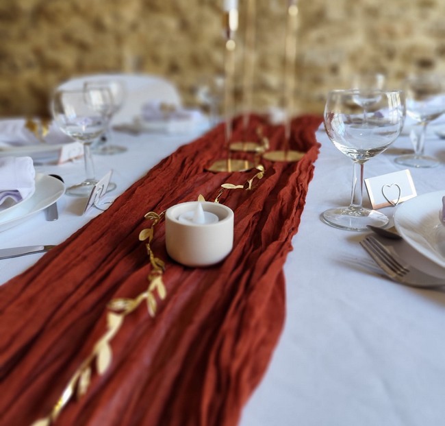 Chemin de table de mariage
