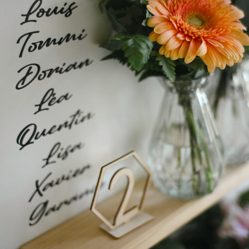 plan de table